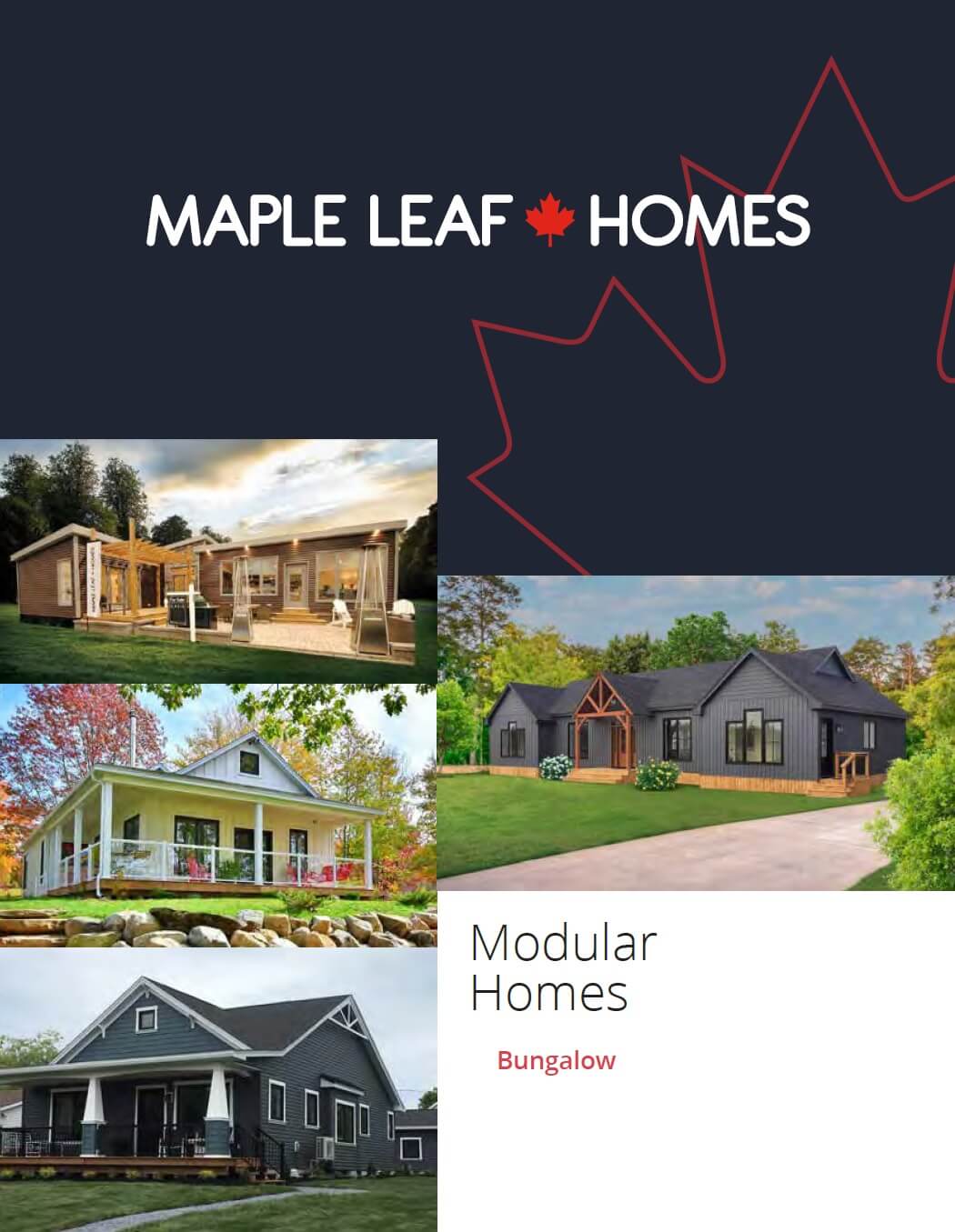 Maple Leaf Homes Bungalow Brochure